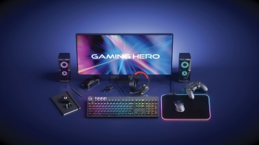 Logotrade promotional products photo of: RGB gaming earbuds with ENC