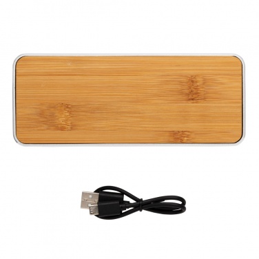 Logo trade promotional gift photo of: Nevada Bamboo 3W wireless speaker