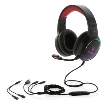 Logo trade promotional gifts picture of: RGB gaming headset