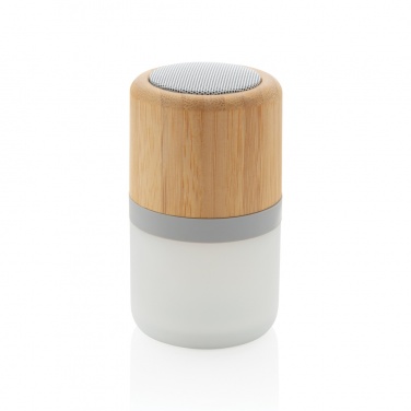 Logotrade promotional product picture of: Bamboo colour changing 3W speaker light