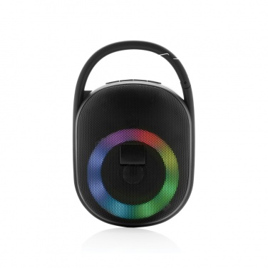 Logotrade promotional merchandise photo of: RCS recycled plastic Lightboom 5W Clip speaker
