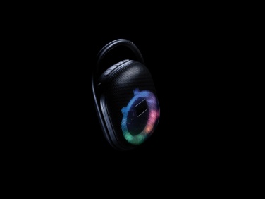 Logotrade advertising product picture of: RCS recycled plastic Lightboom 5W Clip speaker