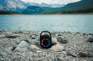 Logo trade promotional gifts image of: RCS recycled plastic Lightboom 5W Clip speaker