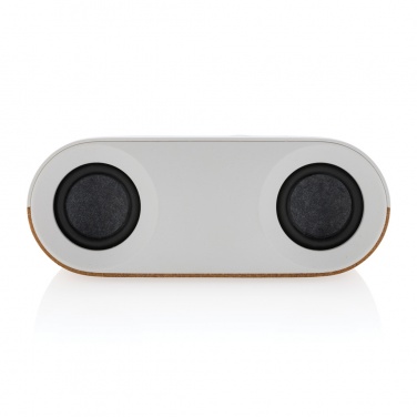 Logo trade promotional giveaway photo of: Oregon RCS recycled plastic and cork 10W speaker