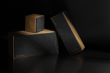 Logo trade promotional item photo of: Wynn 5W bamboo wireless speaker