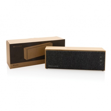 Logotrade promotional giveaway picture of: Wynn 10W bamboo wireless speaker