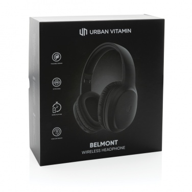 Logo trade promotional item photo of: Urban Vitamin Belmont wireless headphone