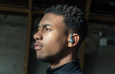 Logotrade promotional product picture of: Urban Vitamin Pacifica RCS rplastic earbuds