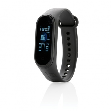 Logo trade promotional giveaways image of: Stay Healthy Bracelet Thermometer