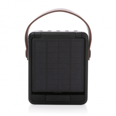 Logo trade promotional giveaway photo of: Skywave RCS recycled plastic solar speaker 12W