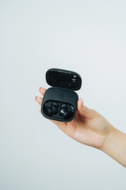 Logo trade advertising product photo of: Lakewood RCS recycled and repairable wireless earbuds