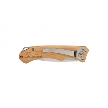 Logo trade promotional giveaways picture of: Wooden outdoor knife