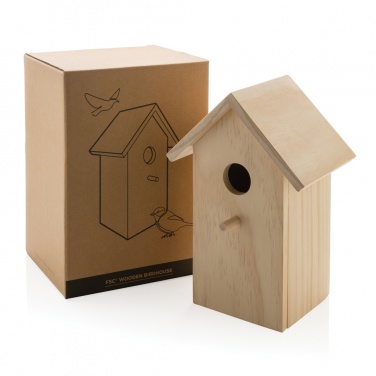 Logotrade corporate gift image of: Wooden birdhouse