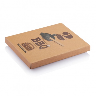 Logotrade corporate gifts photo of: BBQ set with hamburger press and brush