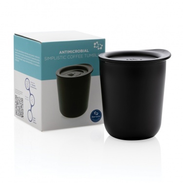 Logo trade advertising products picture of: Simplistic antimicrobial coffee tumbler