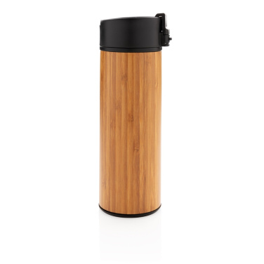 Logo trade promotional products picture of: Bogota vacuum bamboo coffee mug