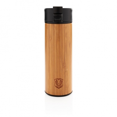 Logotrade business gifts photo of: Bogota vacuum bamboo coffee mug