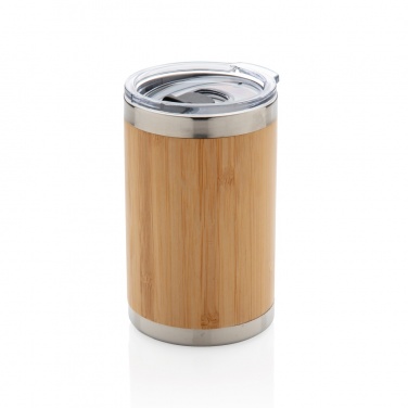 Logo trade promotional product photo of: Bamboo coffee to go tumbler