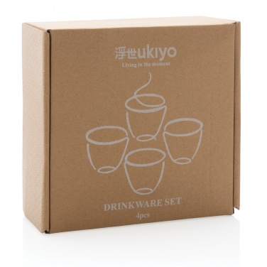 Logo trade corporate gift photo of: Ukiyo 4pcs drinkware set