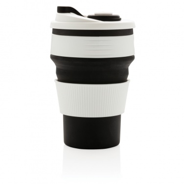 Logo trade promotional gifts picture of: Foldable silicone cup