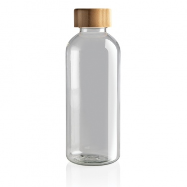 Logo trade advertising product photo of: RCS RPET bottle with bamboo lid