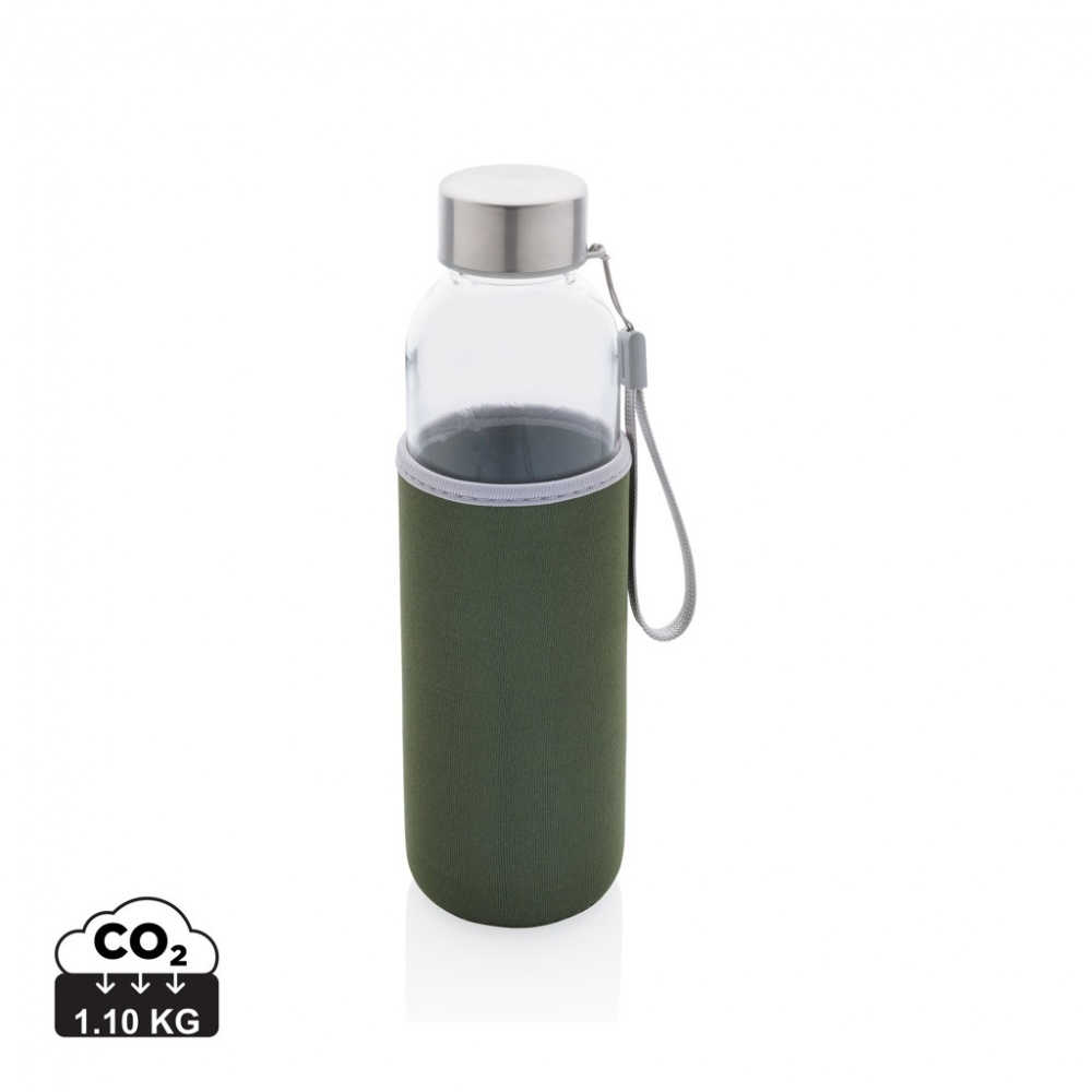 Logotrade corporate gift image of: Glass bottle with neoprene sleeve
