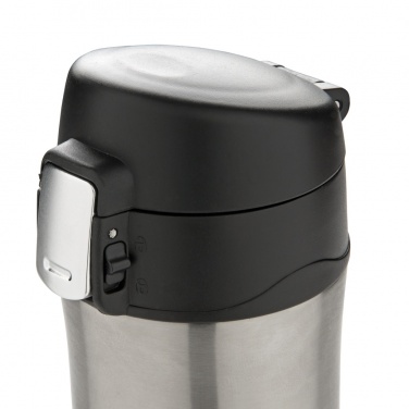 Logo trade business gifts image of: Easy lock vacuum flask