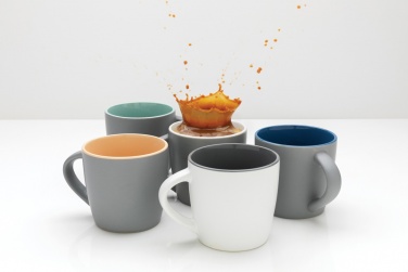Logo trade advertising products picture of: Ceramic mug with coloured inner 300ml