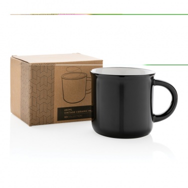 Logo trade promotional giveaways picture of: Vintage ceramic mug 280ml