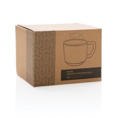 Logo trade promotional product photo of: Ceramic modern mug 350ml