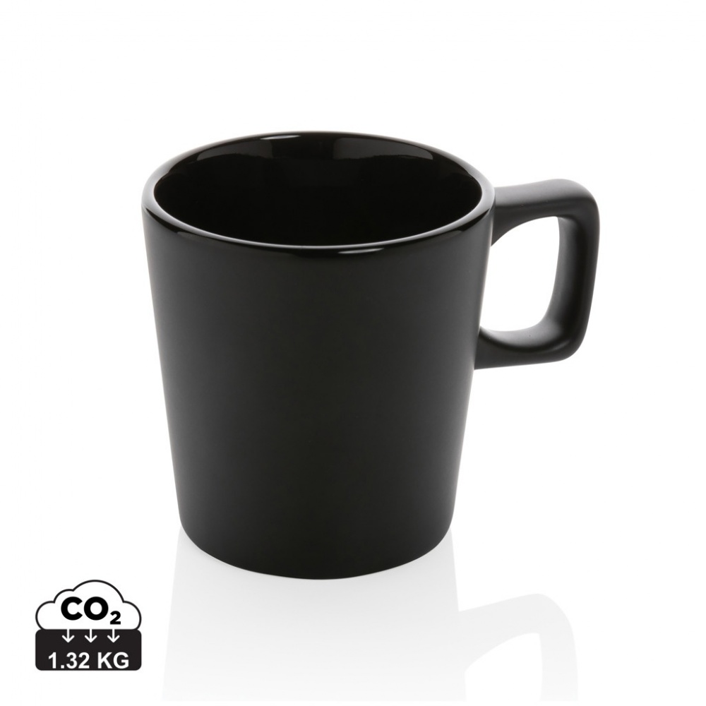 Logo trade advertising products image of: Ceramic modern coffee mug 300ml