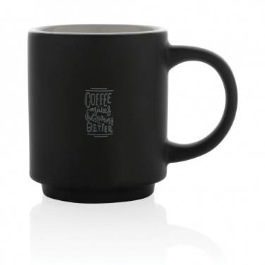Logo trade promotional gift photo of: Ceramic stackable mug 180ml