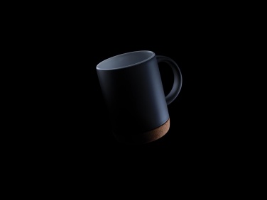 Logo trade promotional item photo of: Ceramic mug with cork base 280ml
