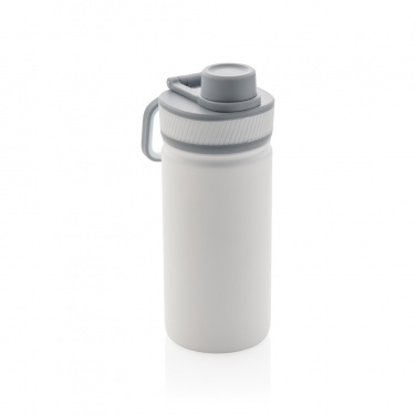 Logotrade advertising product image of: Vacuum stainless steel bottle with sports lid 550ml
