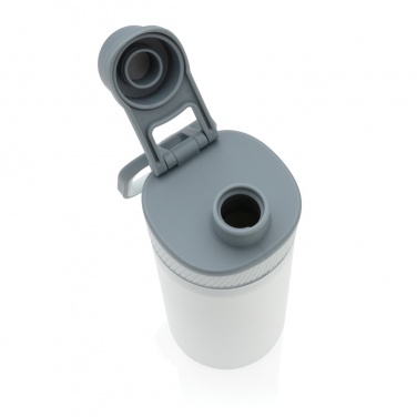 Logotrade promotional gift picture of: Vacuum stainless steel bottle with sports lid 550ml