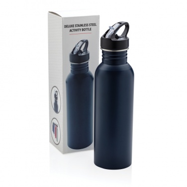 Logo trade promotional giveaways picture of: Deluxe stainless steel activity bottle