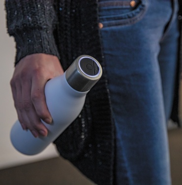 Logotrade promotional giveaway image of: UV-C steriliser vacuum stainless steel bottle