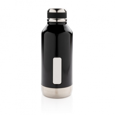 Logo trade promotional merchandise photo of: Leak proof vacuum bottle with logo plate