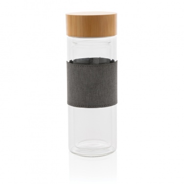Logotrade promotional gift image of: Impact double wall borosilicate glass bottle