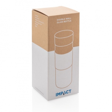 Logotrade promotional giveaway picture of: Impact double wall borosilicate glass bottle
