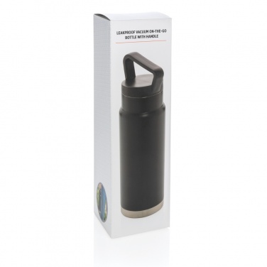Logotrade advertising product image of: Leakproof vacuum on-the-go bottle with handle