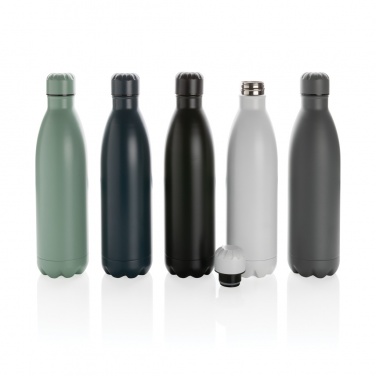 Logo trade advertising products image of: Solid colour vacuum stainless steel bottle 750ml