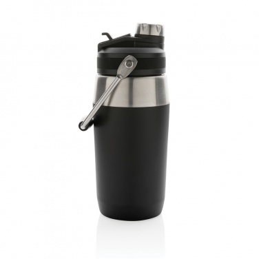 Logotrade business gift image of: Vacuum stainless steel dual function lid bottle 500ml