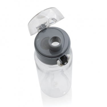 Logo trade promotional merchandise image of: Yide RCS Recycled PET leakproof lockable waterbottle 600ml