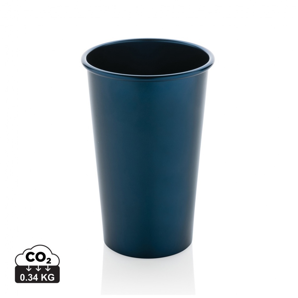 Logotrade promotional merchandise image of: Alo RCS recycled aluminium lightweight cup 450ml