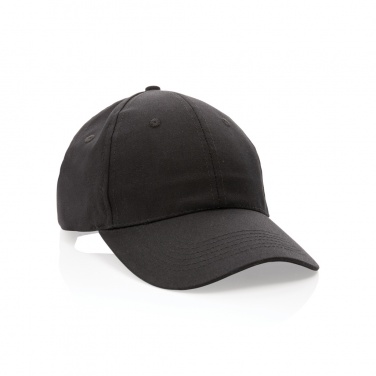 Logo trade promotional giveaway photo of: Impact 6 panel 190gr Recycled cotton cap with AWARE™ tracer