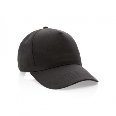 Logotrade corporate gift picture of: Impact 5 panel 190gr Recycled cotton cap with AWARE™ tracer