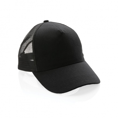 Logotrade promotional product image of: Impact AWARE™ Brushed rcotton 5 panel trucker cap 190gr