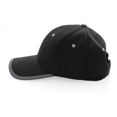 Logo trade promotional merchandise picture of: Impact AWARE™ Brushed rcotton 6 panel contrast cap 280gr
