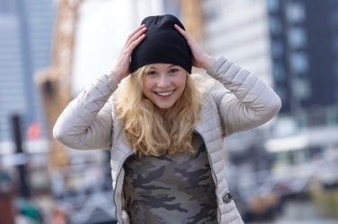Logo trade advertising products image of: Impact AWARE™ classic beanie with Polylana®